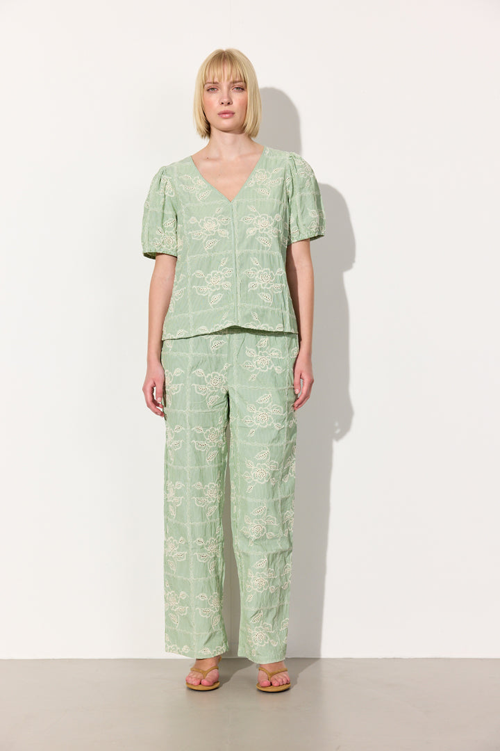 HUNKØN Ditte Top Toppe Green