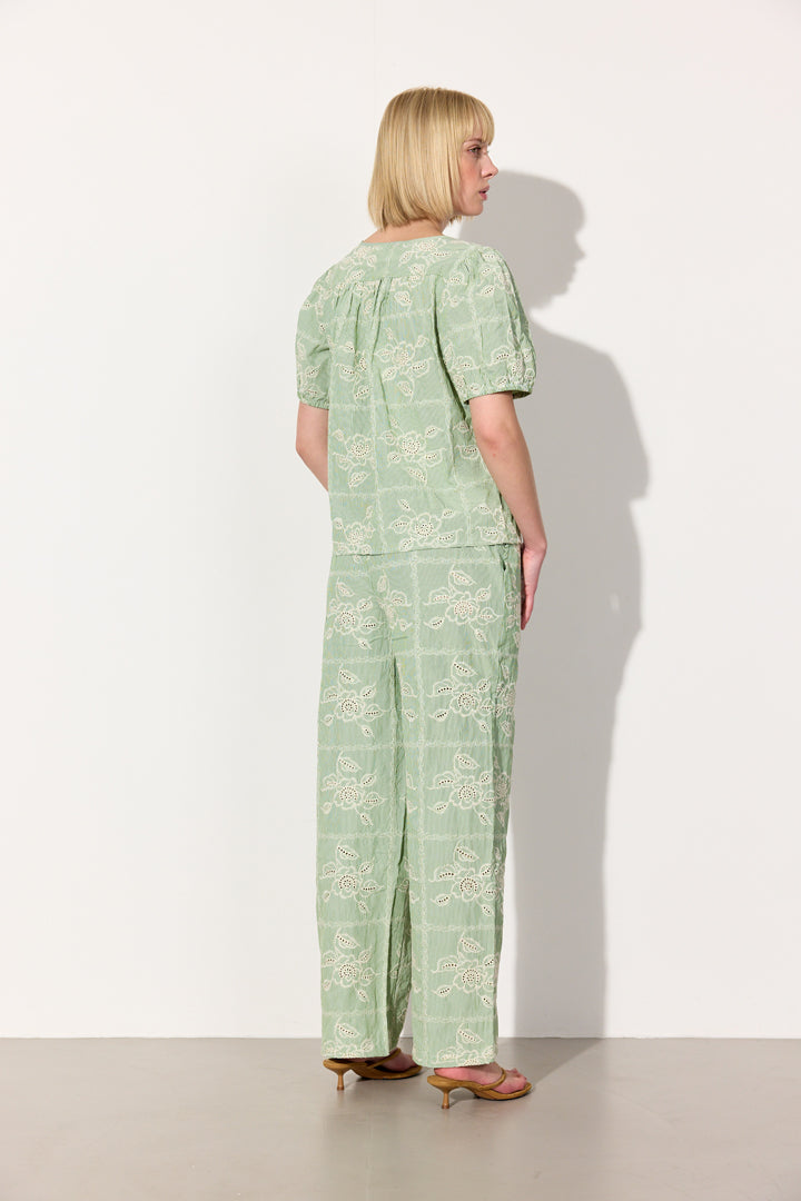 HUNKØN Ditte Top Toppe Green