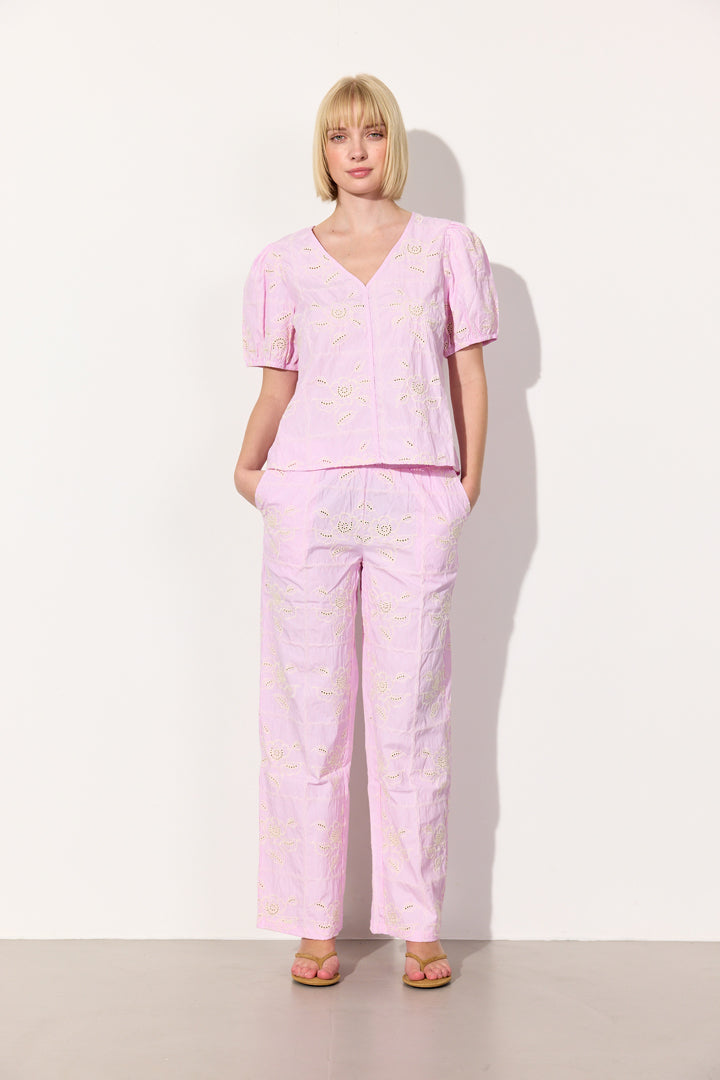 HUNKØN Ditte Top Toppe Pink