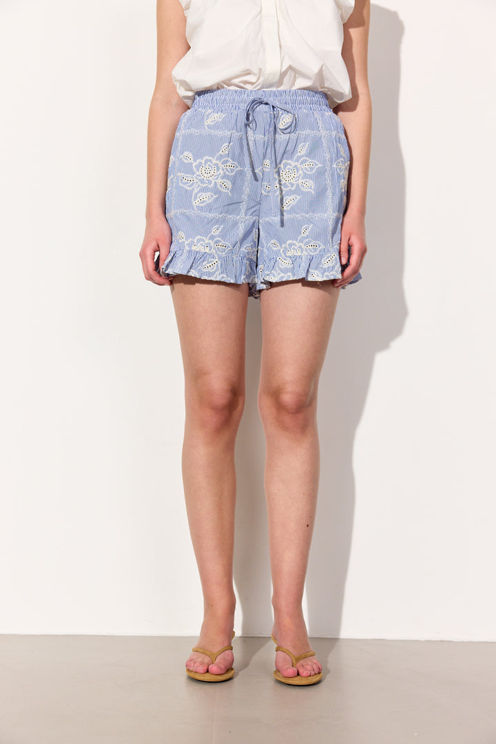 HUNKØN Ditte shorts Shorts Blue