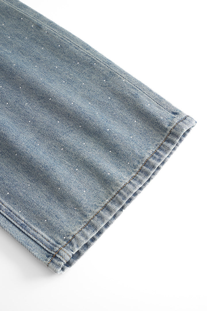 HUNKØN Dolly Denim Trousers Bukser Light Denim