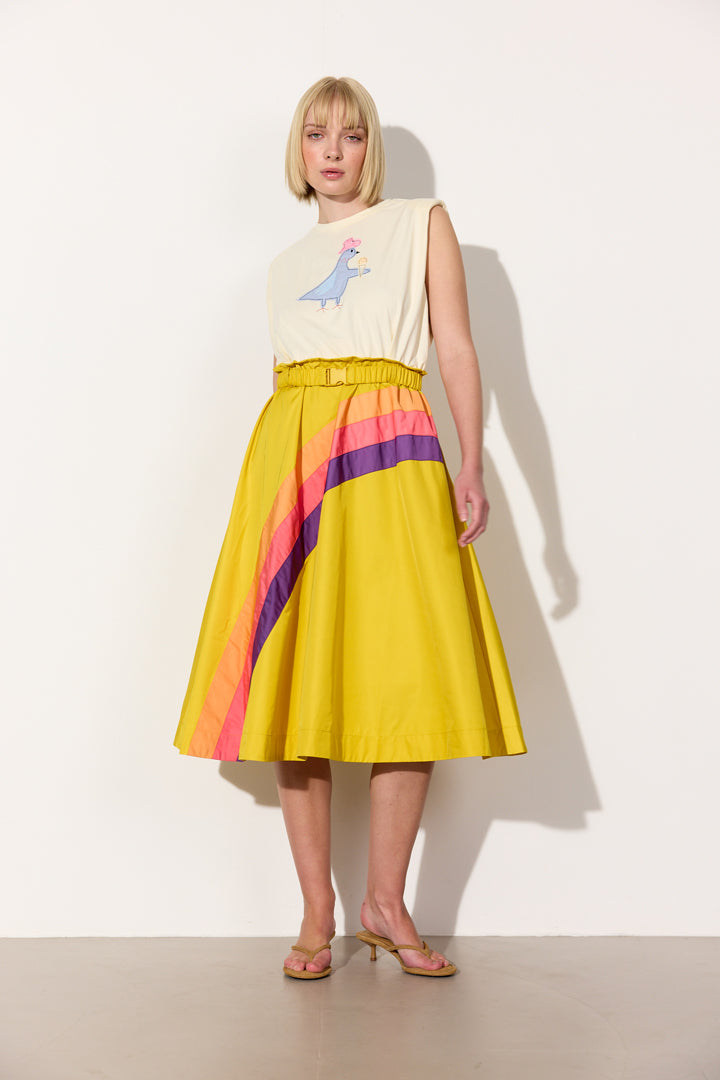 HUNKØN Dove Dress Kjoler Yellow