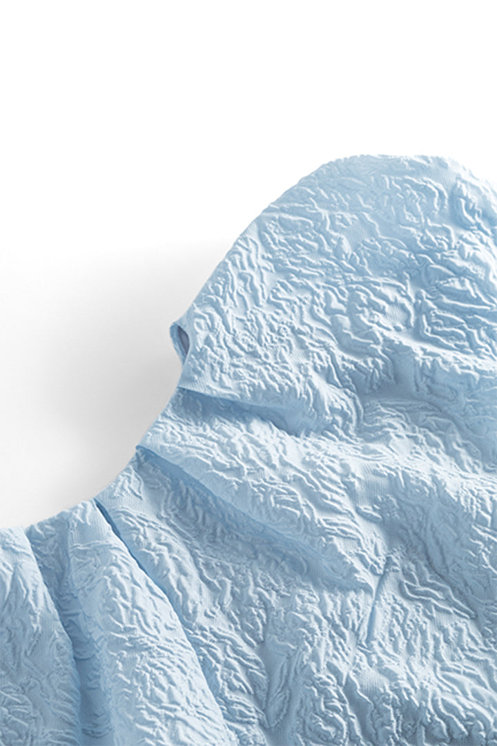 HUNKØN Ebba Wing top Toppe Light Blue