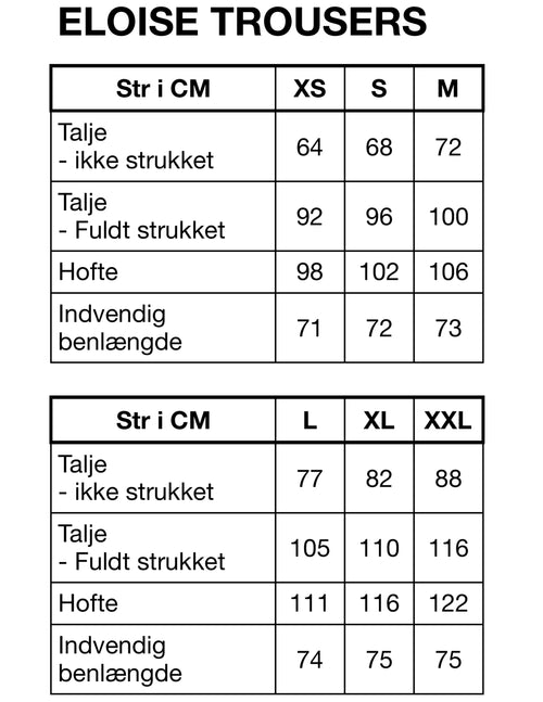 HUNKØN Eloise Trousers Bukser The Salamander Art Print