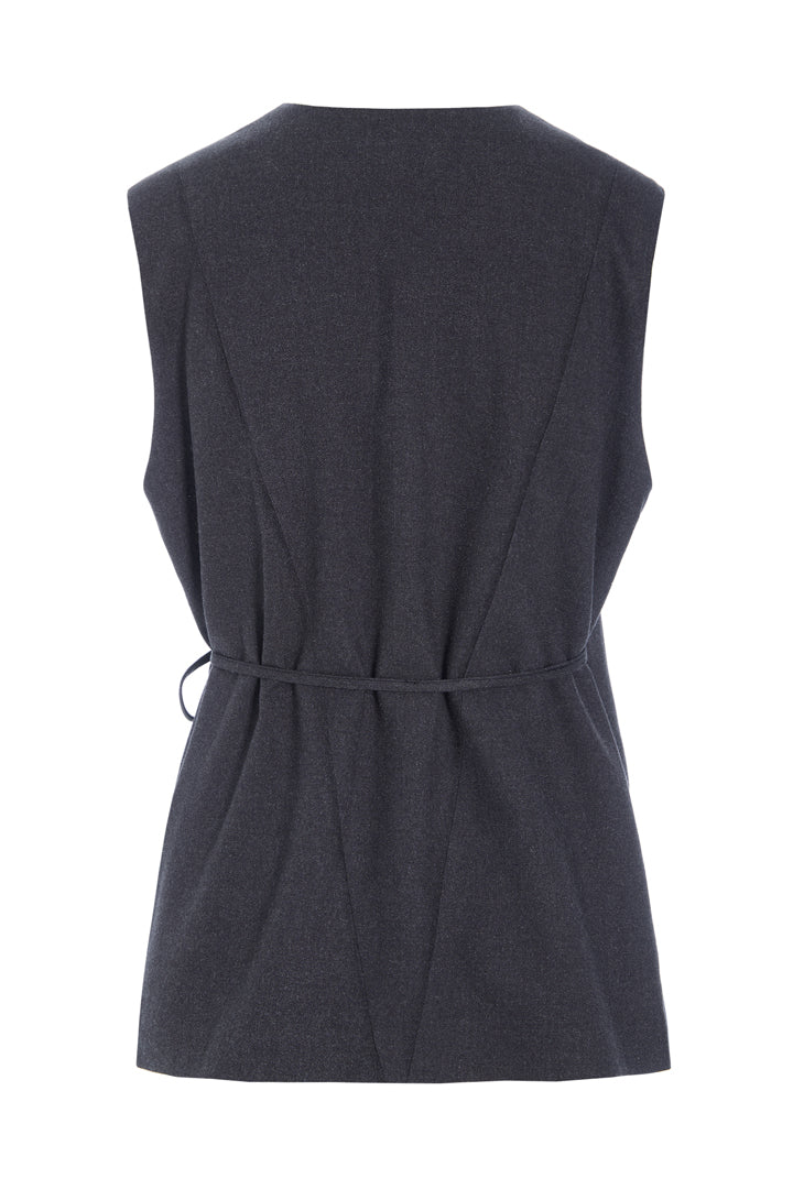 HUNKØN Emiko Vest Vests Grey