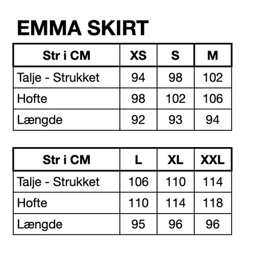 HUNKØN Emma Skirt Nederdele Blue Hawaii