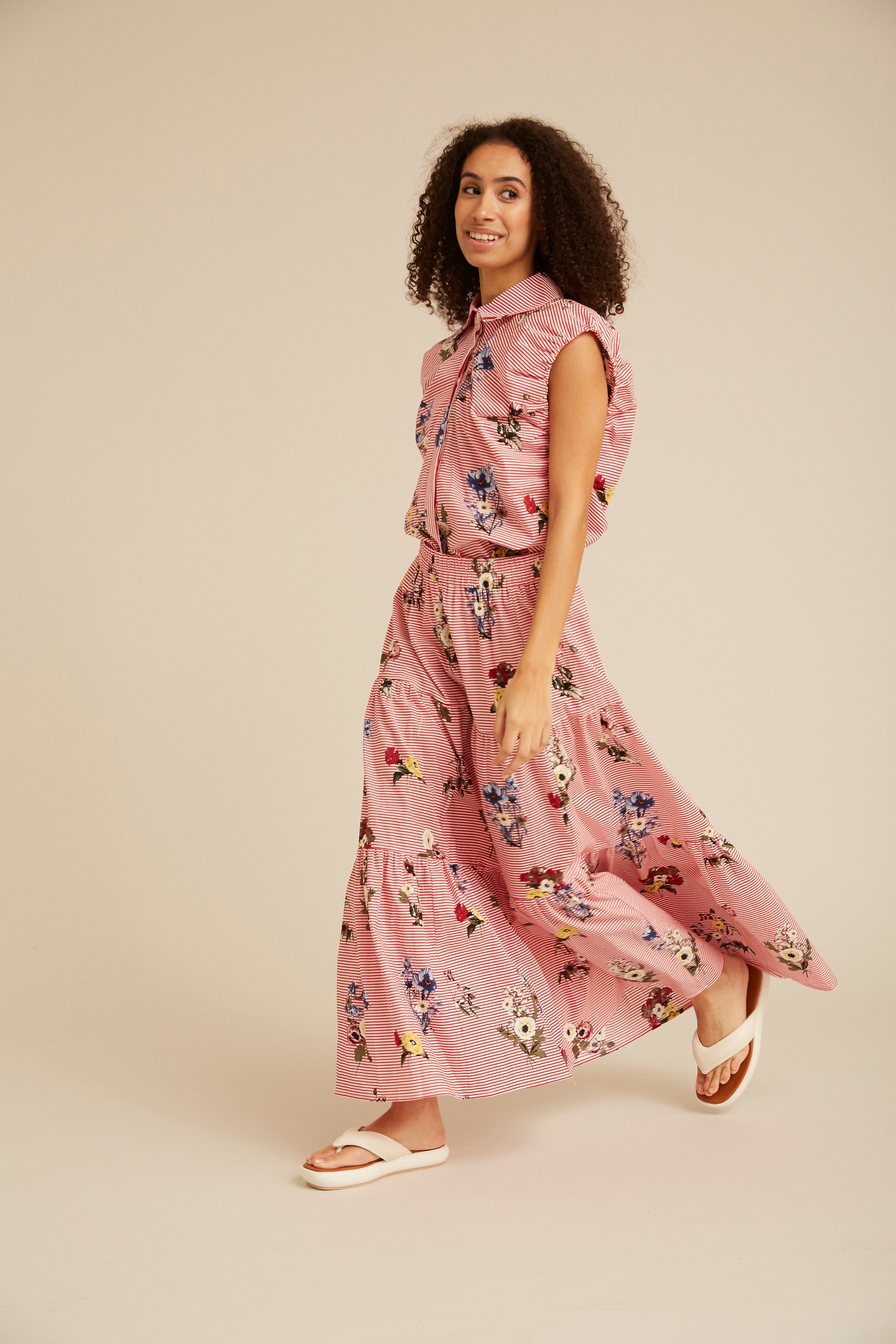 HUNKØN Emma Top Toppe Red Hawaii