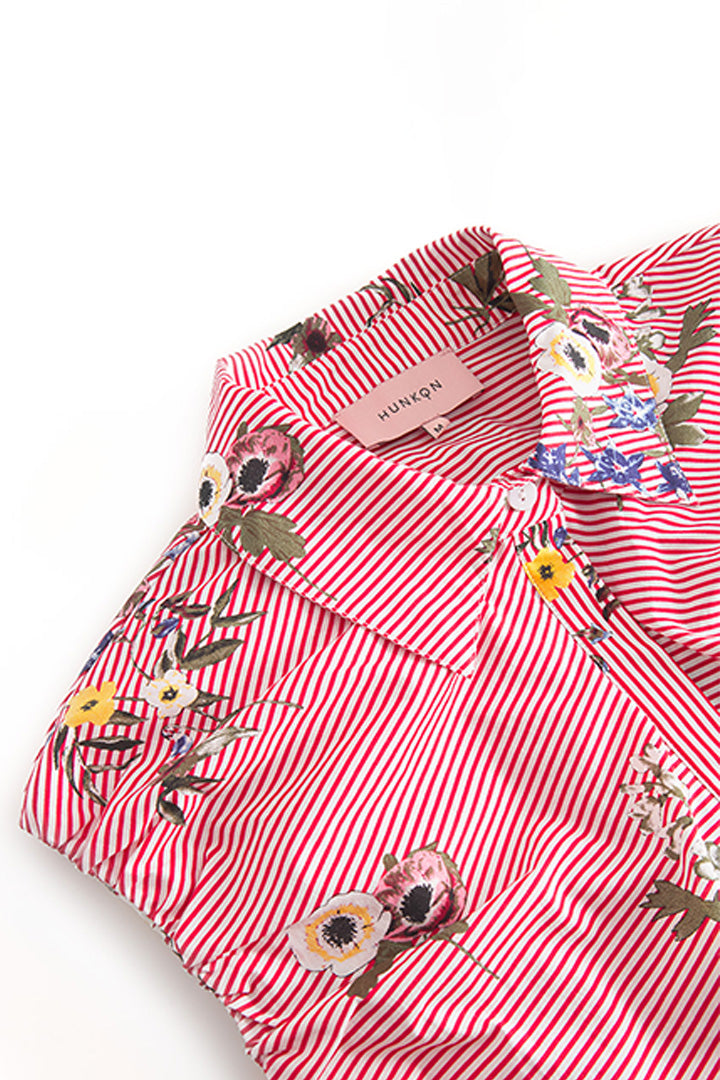 HUNKØN Emma Top Toppe Red Hawaii