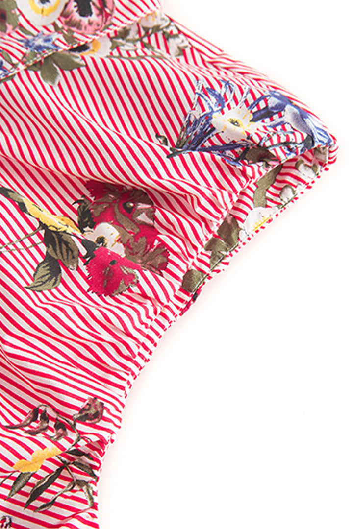 HUNKØN Emma Top Toppe Red Hawaii