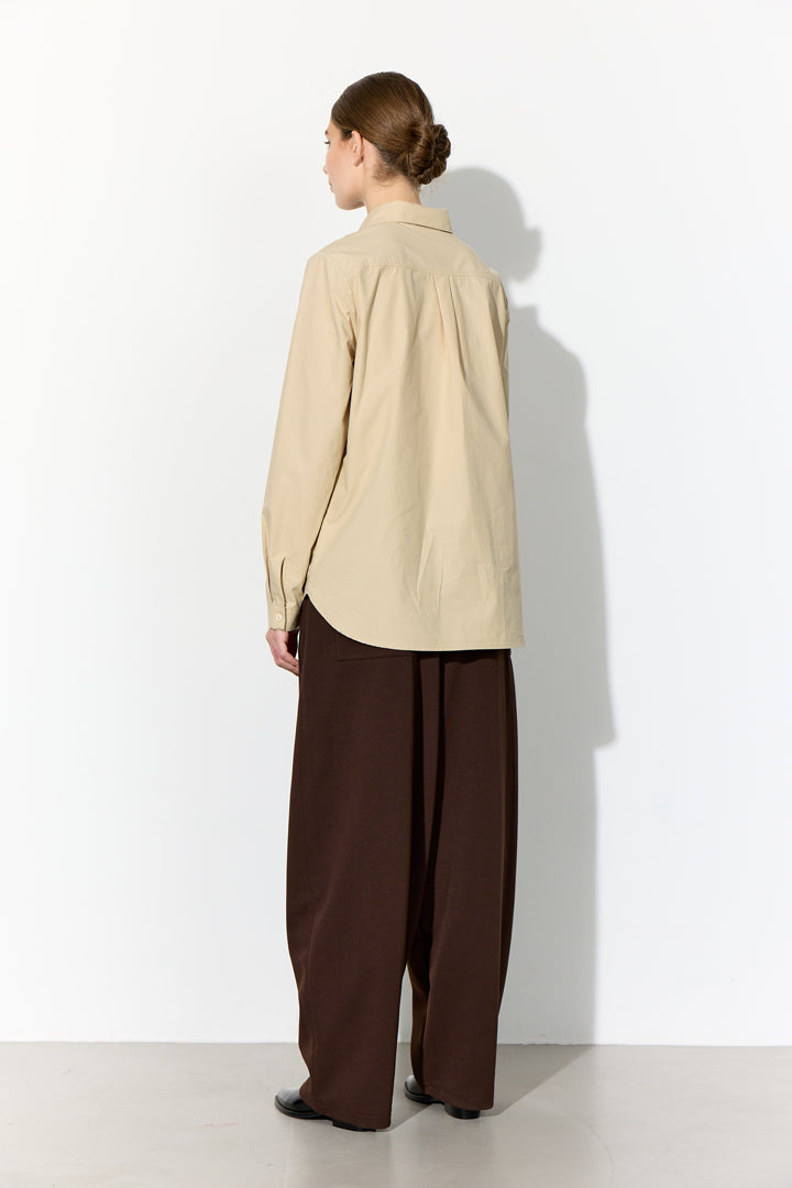 HUNKØN Esme Shirt Skjorter Beige