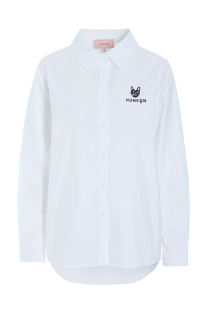 HUNKØN Esme Shirt Skjorter White