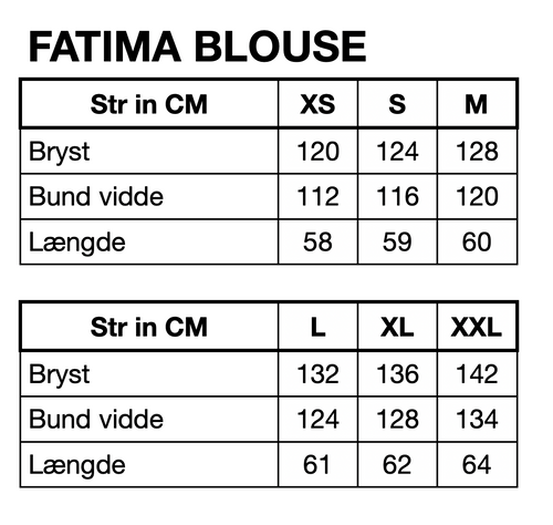 HUNKØN Fatima Blouse Bluser Mixed Glitter