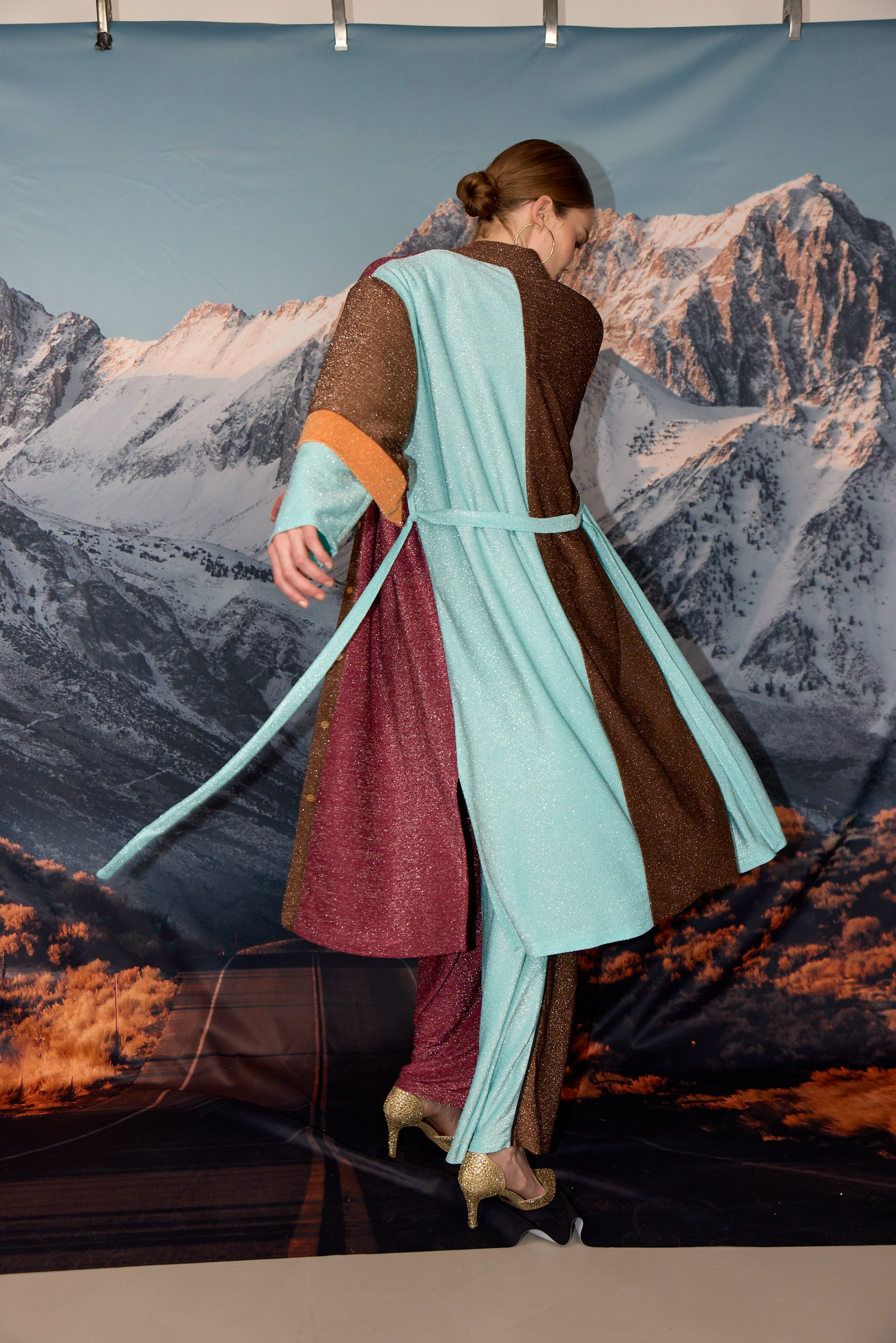 HUNKØN Fatima Kimono Kimonoer Mixed Glitter