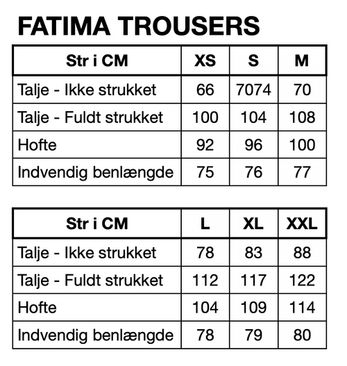 HUNKØN Fatima Trousers Bukser Mixed Glitter