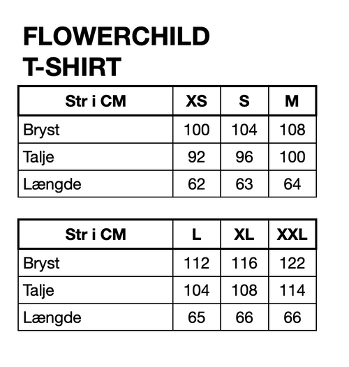 HUNKØN Flowerchild T-shirt T-shirts Black