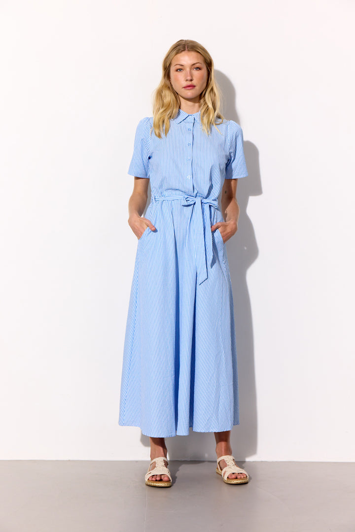 HUNKØN Gudrun Dress Kjoler Blue
