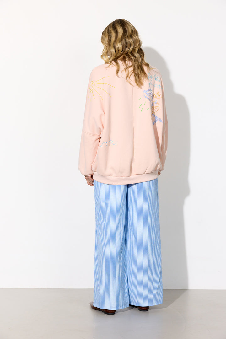 HUNKØN Gudrun Trousers Bukser Blue