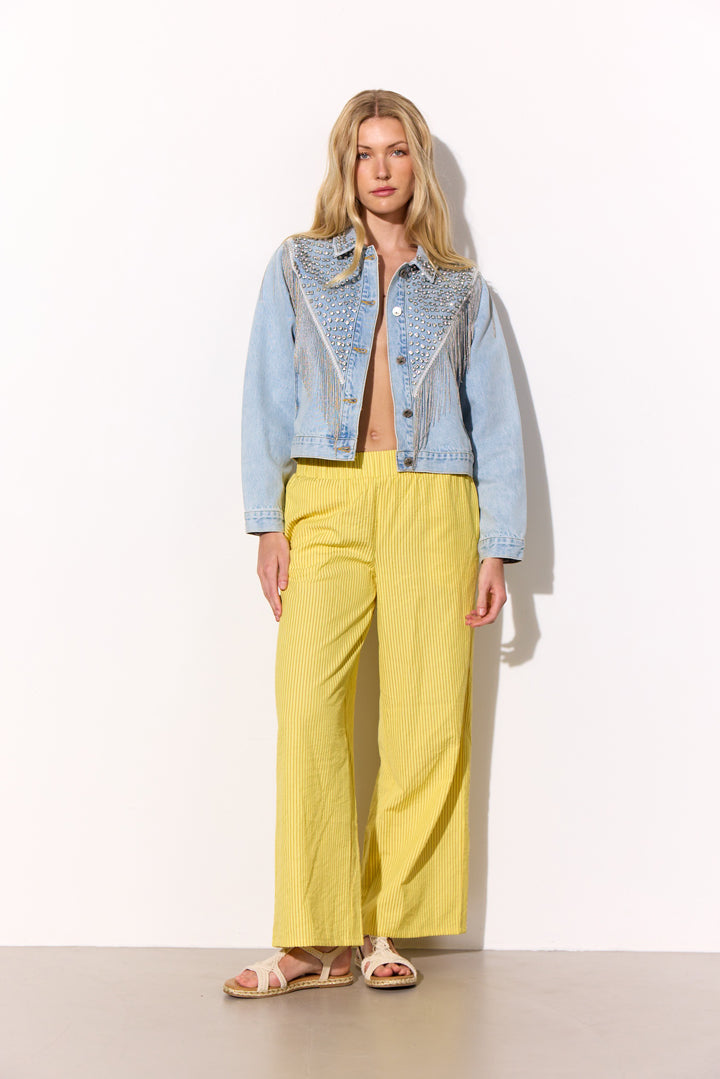 HUNKØN Gudrun Trousers Bukser Yellow