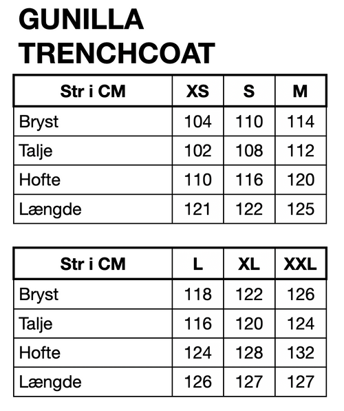 HUNKØN Gunilla Trenchcoat Frakker Rose