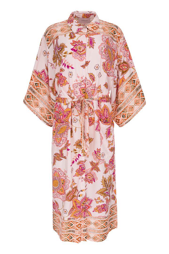 HUNKØN Helene Kimono Kimonoer Coral