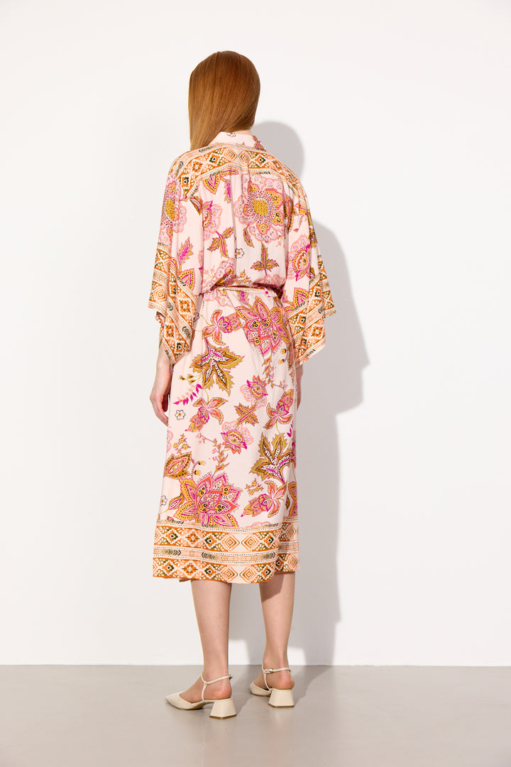 HUNKØN Helene Kimono Kimonoer Coral