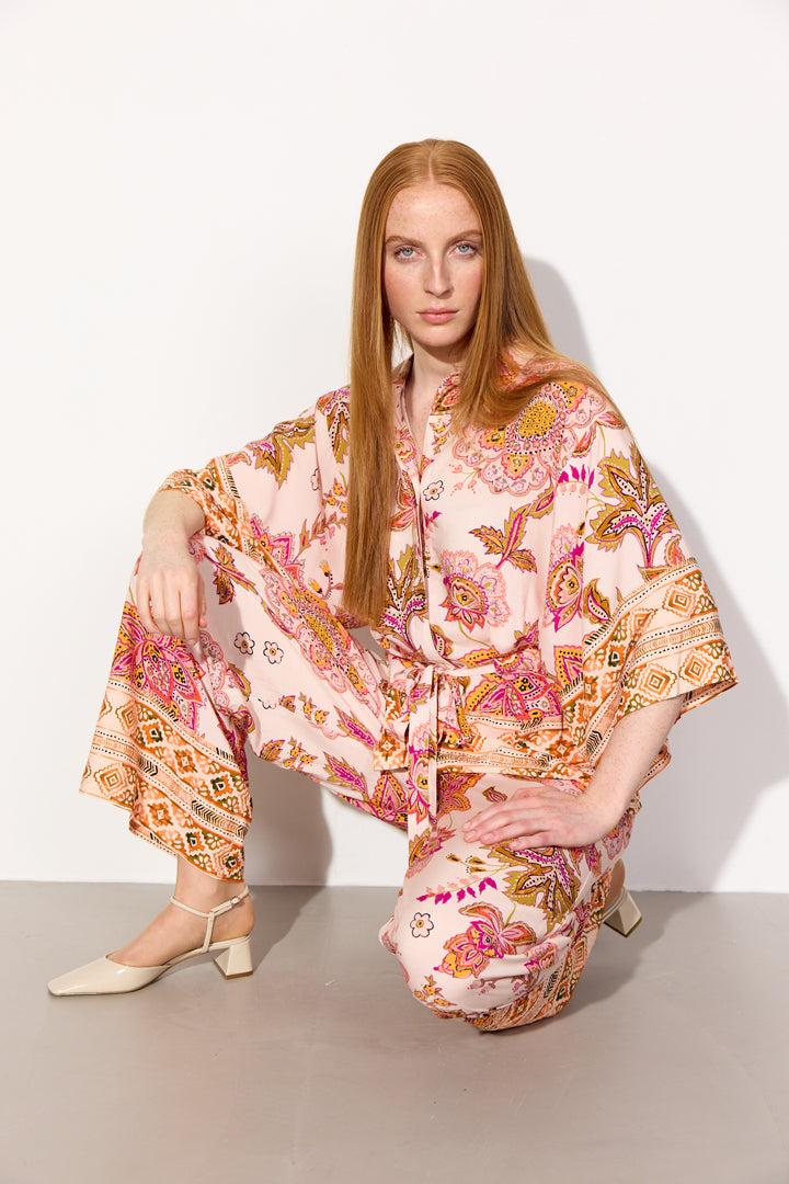 HUNKØN Helene Trousers Bukser Coral