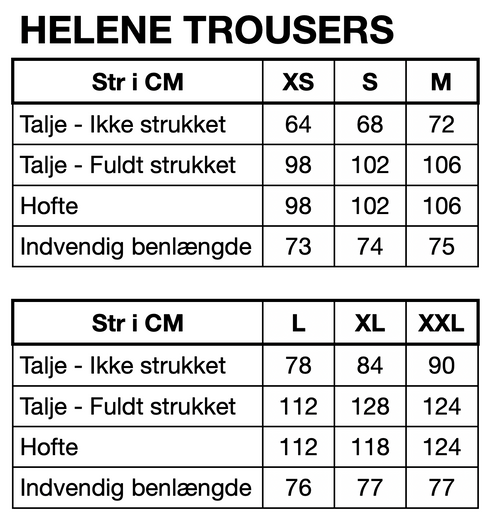 HUNKØN Helene Trousers Bukser Berry
