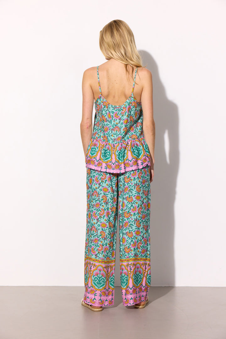 HUNKØN Helene Trousers Bukser Mint