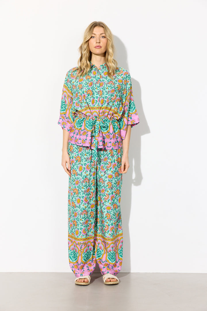 HUNKØN Helene Trousers Bukser Mint