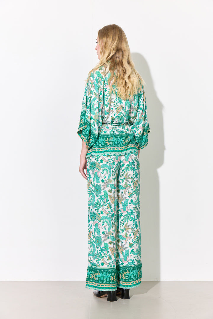 HUNKØN Helene Trousers Bukser Bird Green