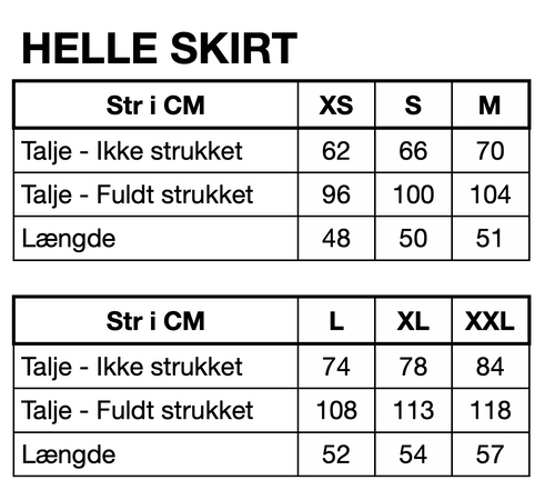 HUNKØN Helle Skirt Nederdele Floral