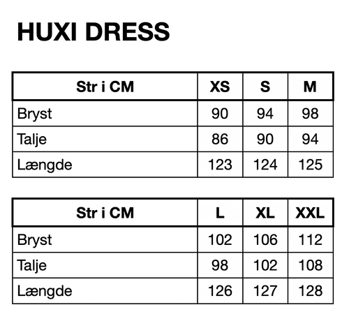 HUNKØN Huxi Dress Kjoler Black