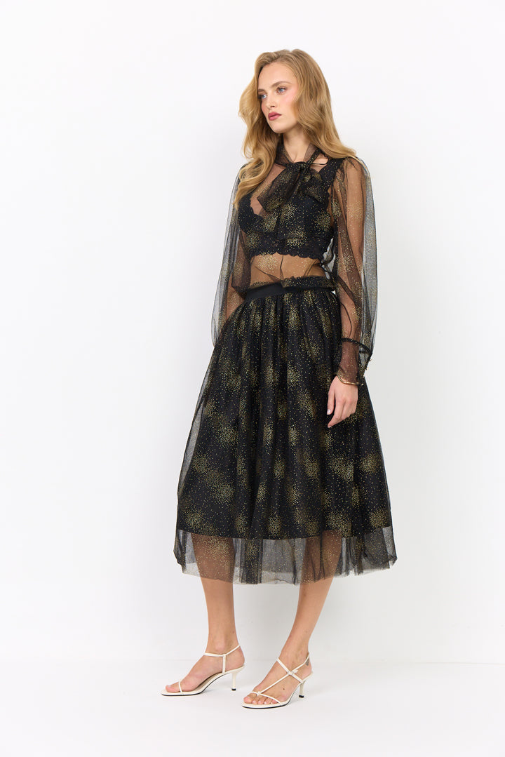 HUNKØN Huxi Skirt Nederdele Black