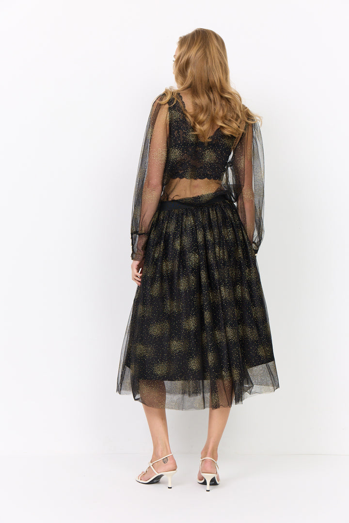 HUNKØN Huxi Skirt Nederdele Black