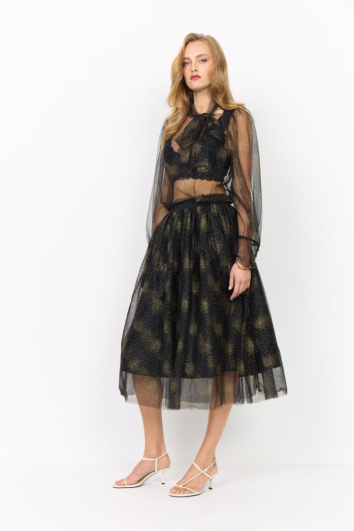 HUNKØN Huxi Skirt Nederdele Black
