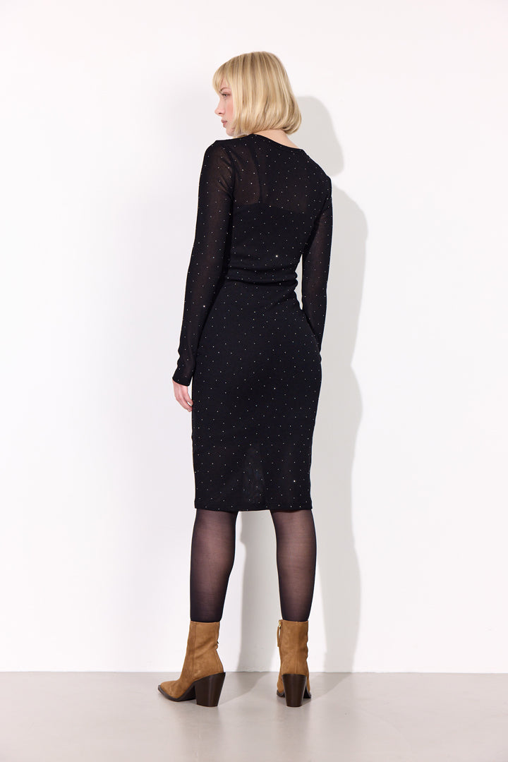 HUNKØN Inez Dress Kjoler Black
