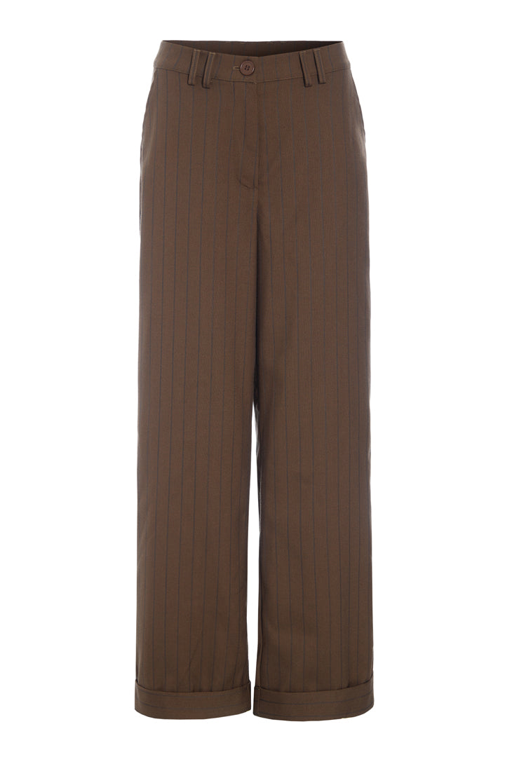 HUNKØN Irena Trousers Bukser Brown