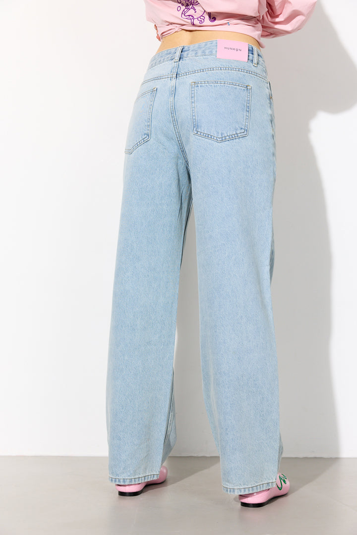 HUNKØN Kenna Jeans Bukser Light Denim