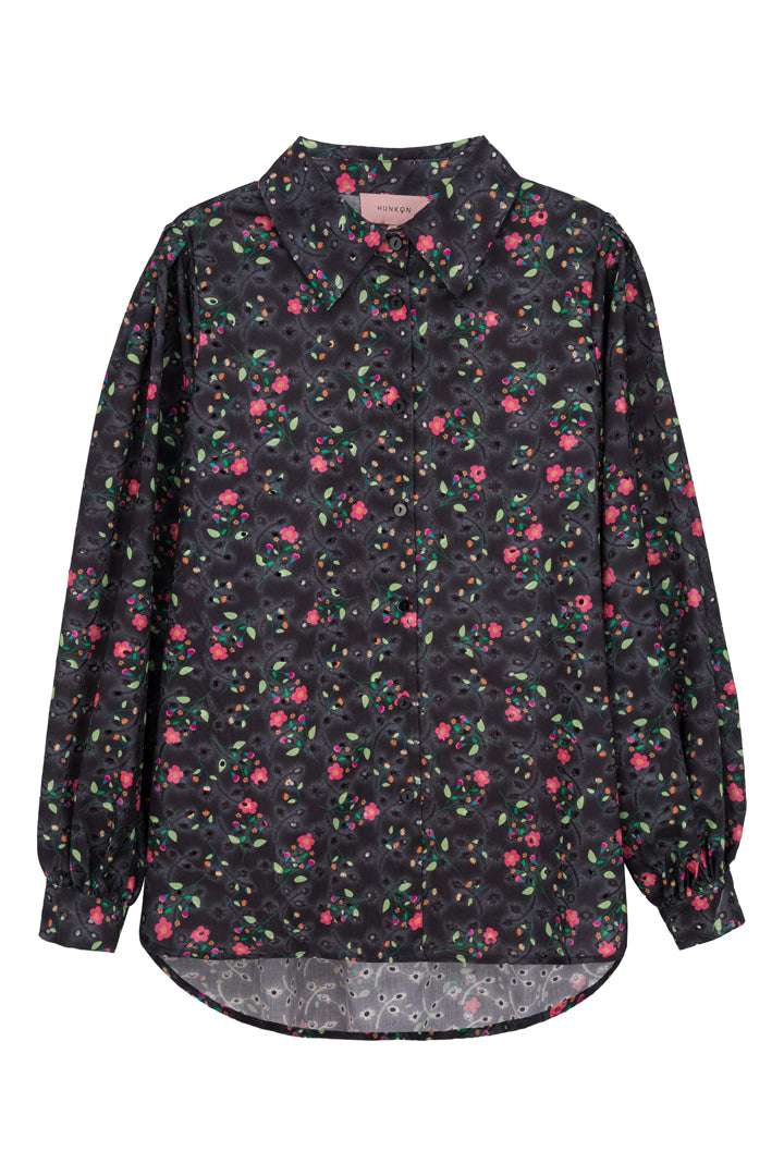 HUNKØN Kit Shirt Skjorter Black