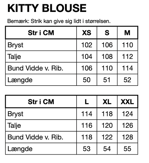 HUNKØN Kitti Knit Blouse Bluser Mixed