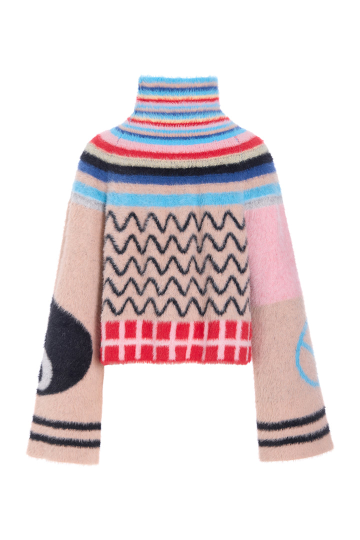 HUNKØN Kitti Knit Blouse Bluser Mixed