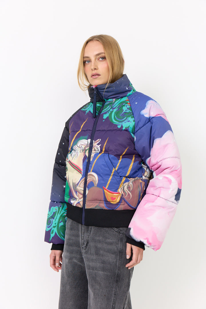 HUNKØN Kiwi Bomberjacket Jakker Dream Fairground Art Print