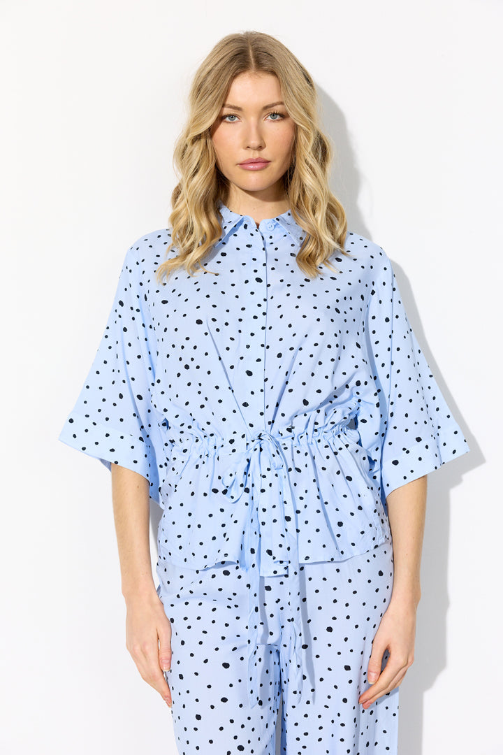 HUNKØN Kris Shirt Skjorter Blue