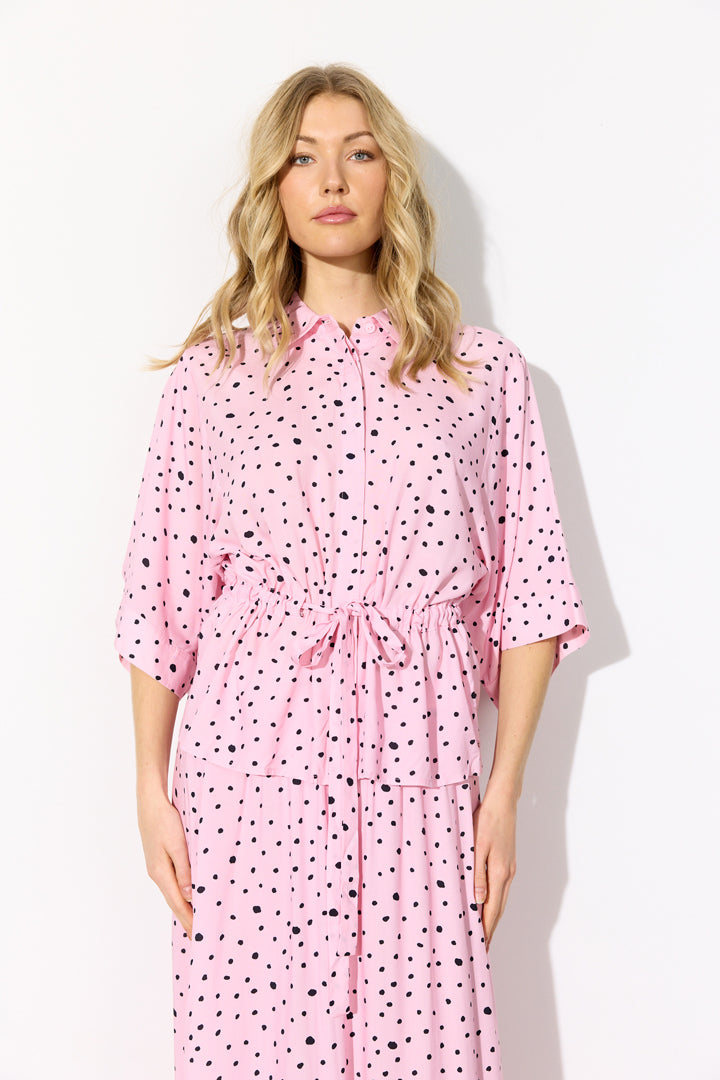 HUNKØN Kris Shirt Skjorter Rose