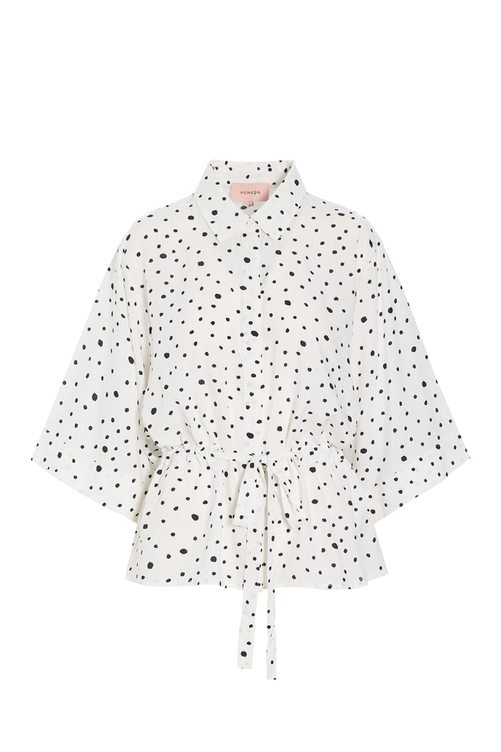 HUNKØN Kris Shirt Skjorter White