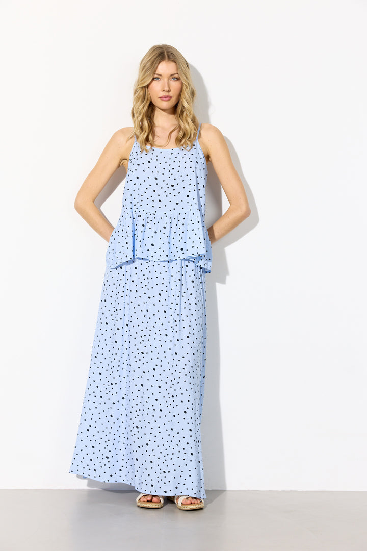 HUNKØN Kris Skirt Nederdele Blue