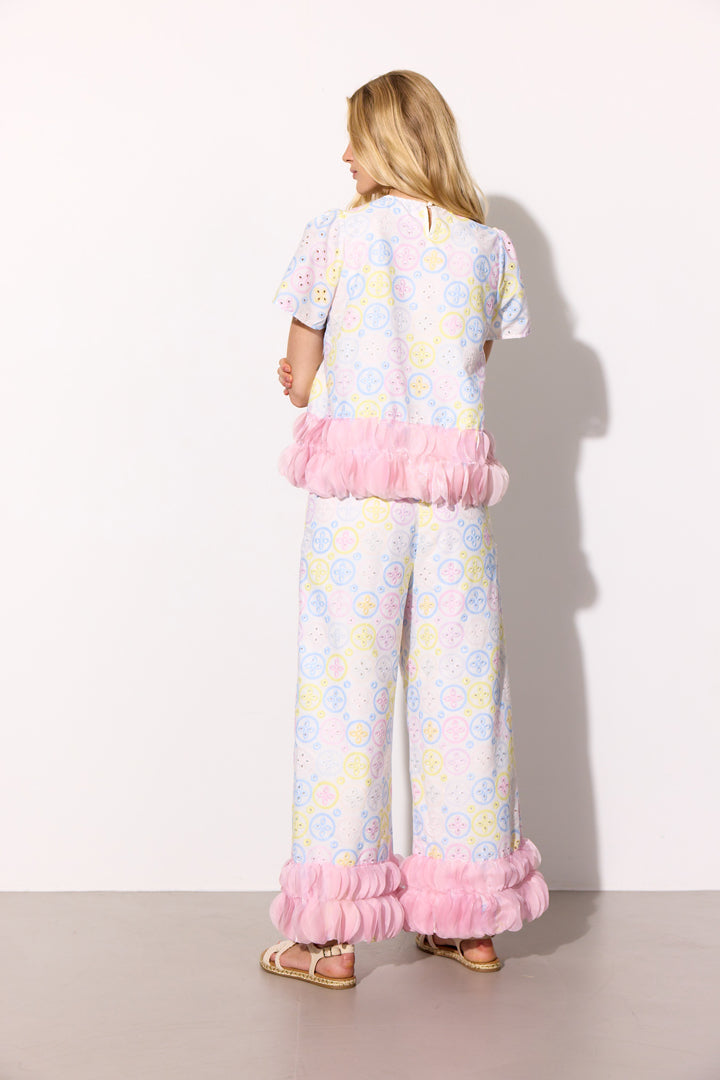 HUNKØN Lana Trousers Bukser Pastels