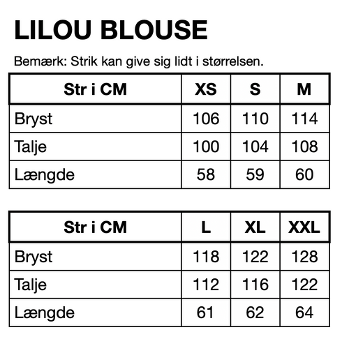 HUNKØN Lilou Blouse Bluser Kiss Me Art Print