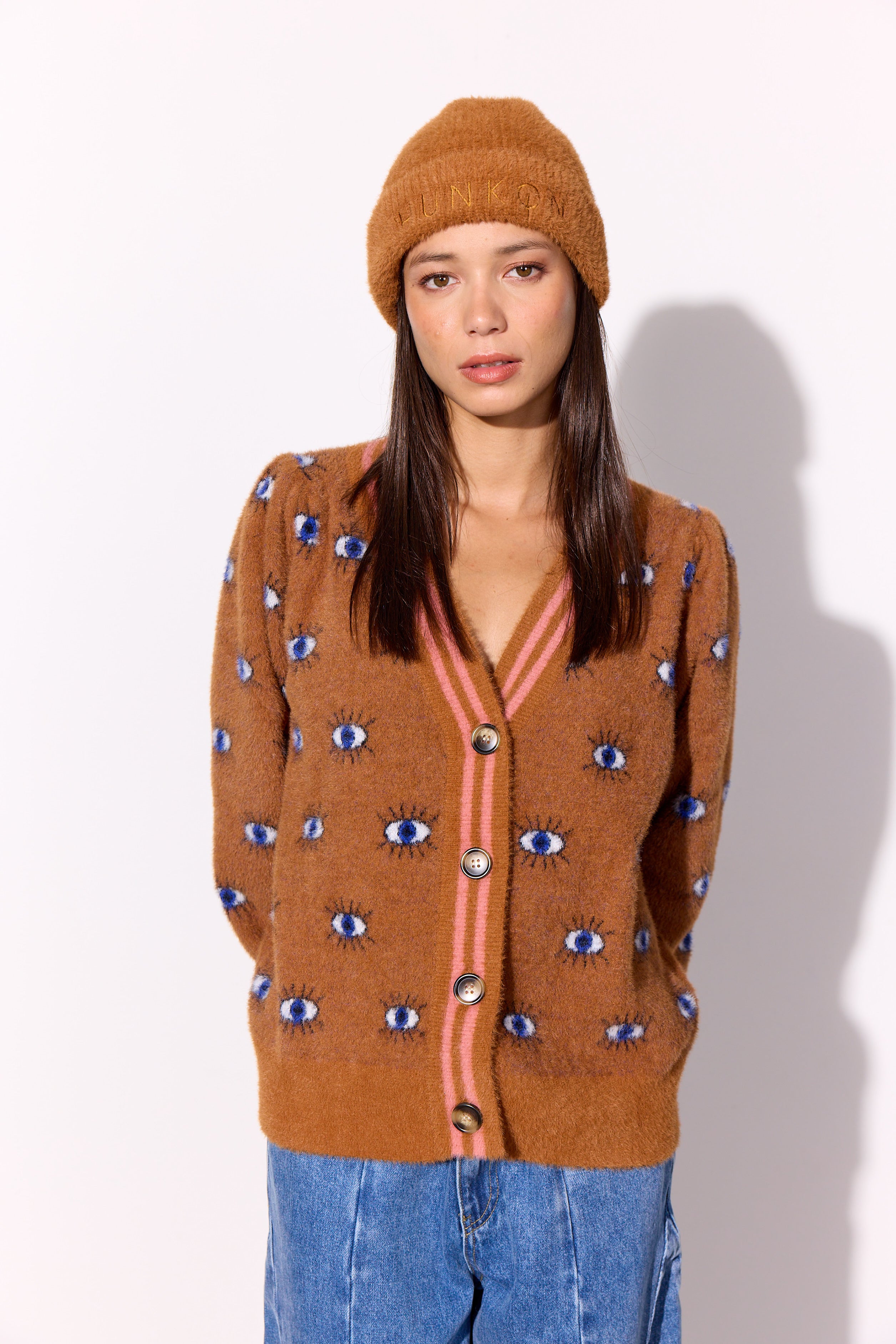 HUNKØN Lilou Cardigan Cardigans Look at me Art Print