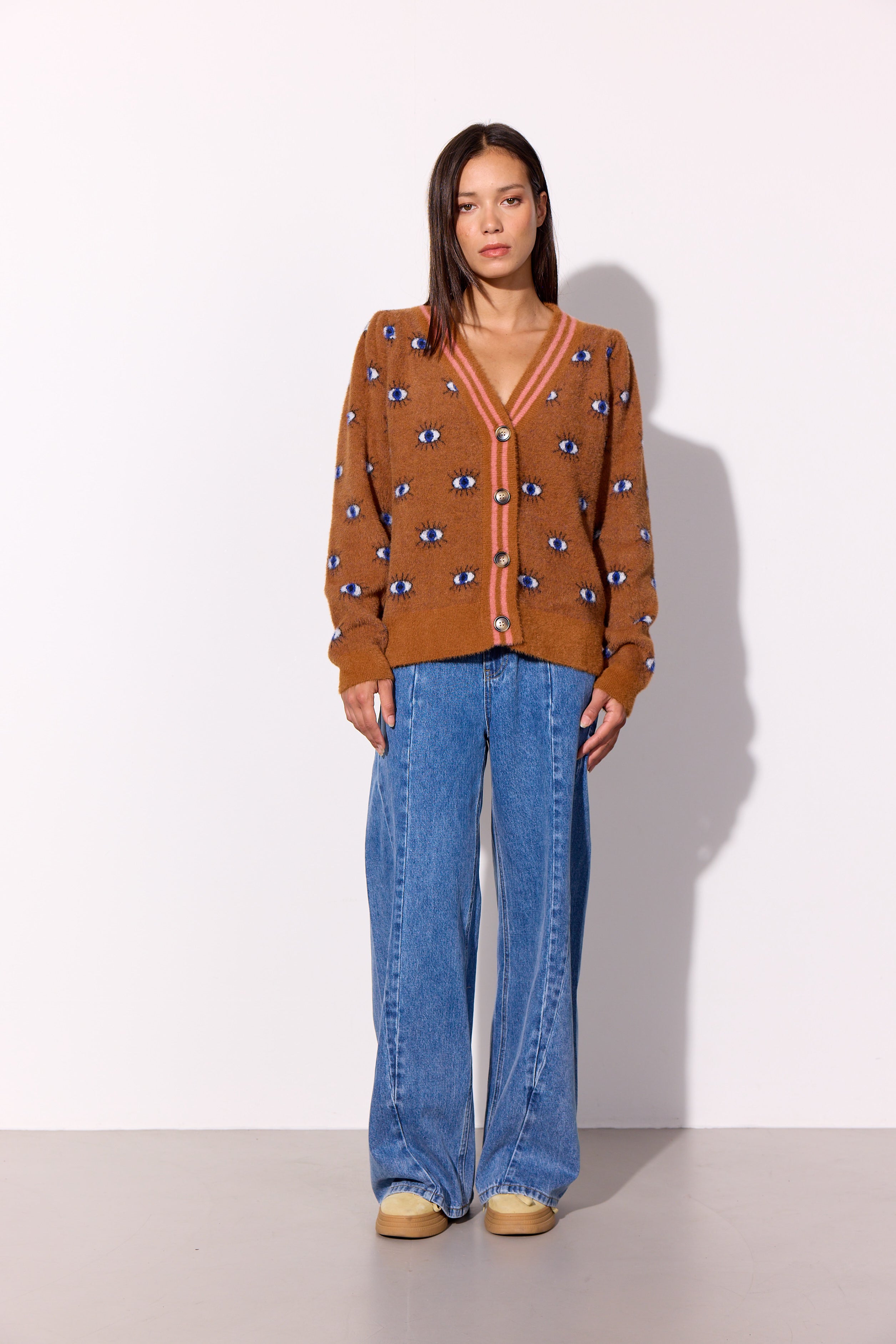 HUNKØN Lilou Cardigan Cardigans Look at me Art Print